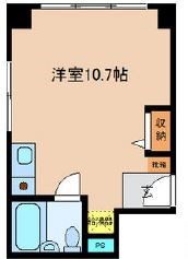 ベルシャンブル 206号室 間取り