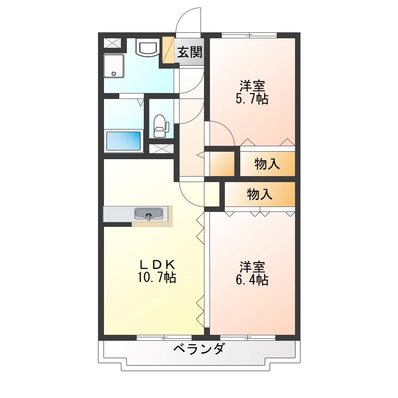 ユーミーやなせ 間取り図