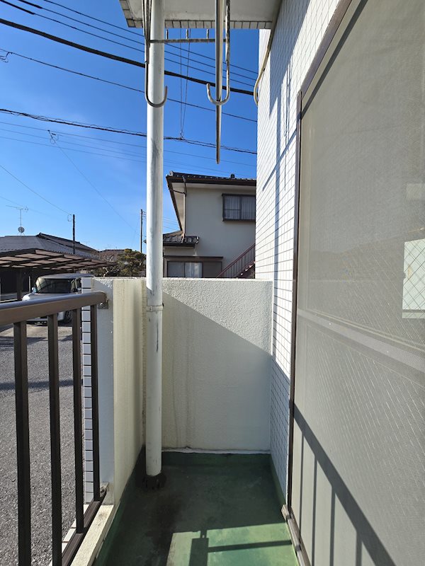 戸祭ハイツ ベランダ