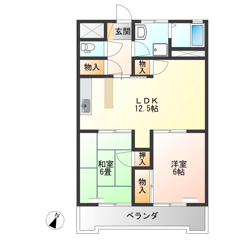 えだのマンション 間取り図