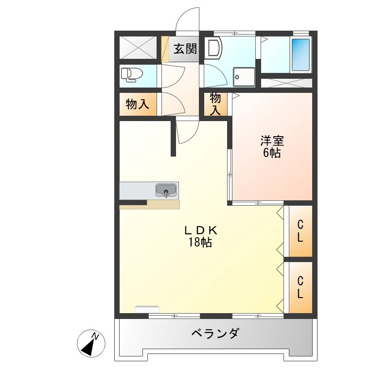 えだのマンション 間取り図