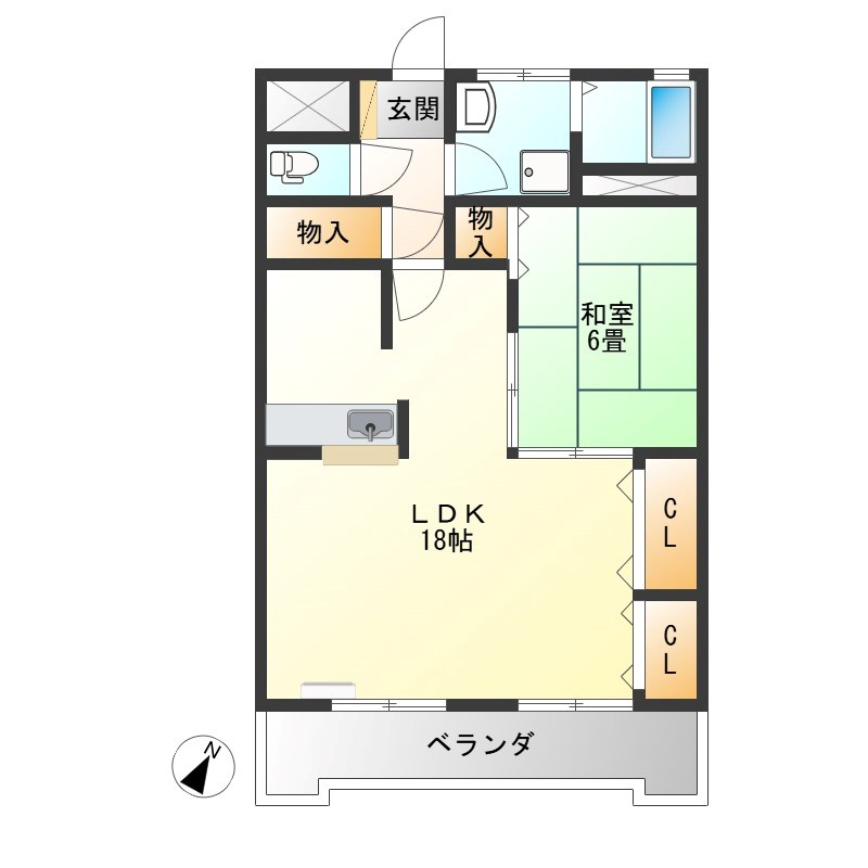 えだのマンション 間取り図