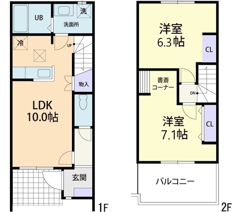 12/15(仮称)鹿沼市泉町テラスハウス 103号室 間取り