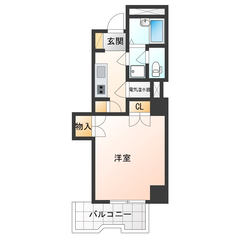 タワーレジデンシア鹿沼 402号室 間取り