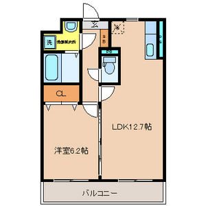 モアクルーズ 302号室 間取り