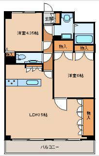 STパールハイツ 604号室 間取り