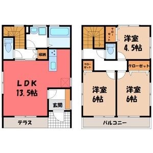 下戸祭1丁目戸建　C 間取り