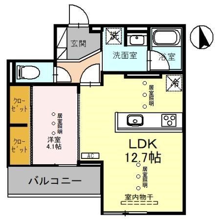 TORISIAS　南大通り 202号室 間取り