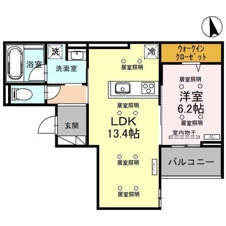 TORISIAS　南大通り 205号室 間取り