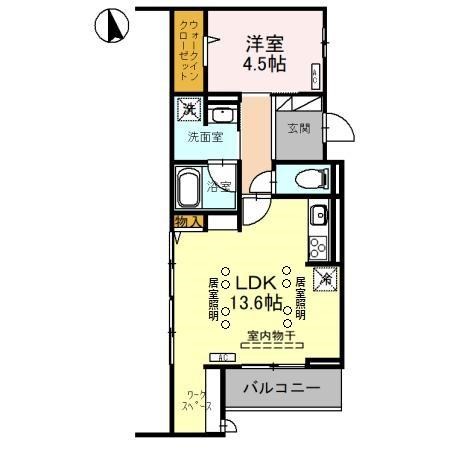 TORISIAS　南大通り 301号室 間取り