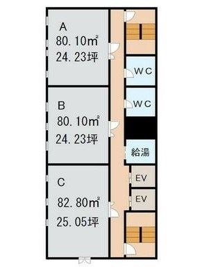 KDビル 3B号室 間取り