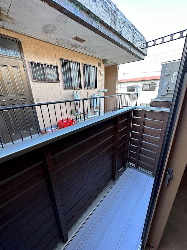 ニューひさごハイツA棟 ベランダ