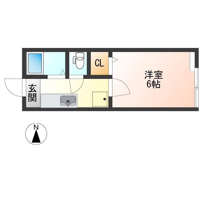 プランドール富士見 間取り図