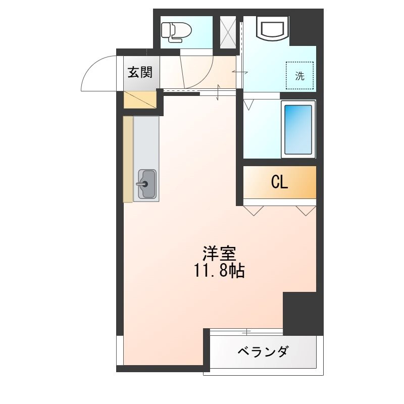 CASA Rilassante 402号室 間取り