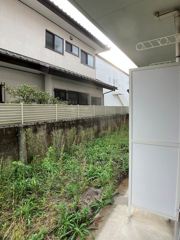 西川田第8レジデンス ベランダ