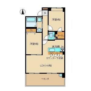 ラフィネスおもちゃのまち駅前 703号室 間取り