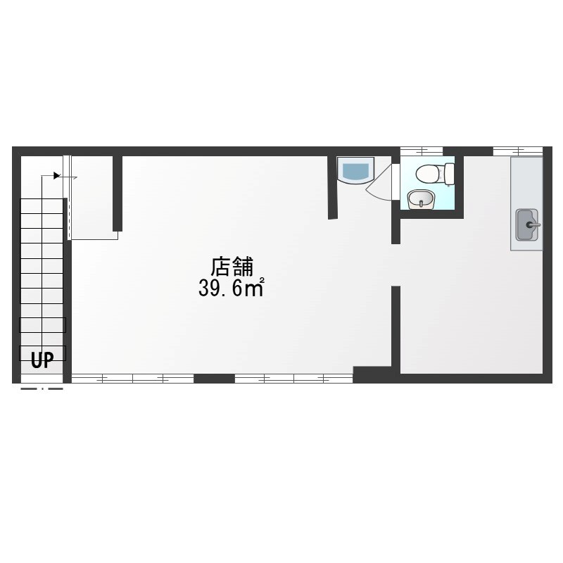 大曽店舗　6(2F中) 間取り