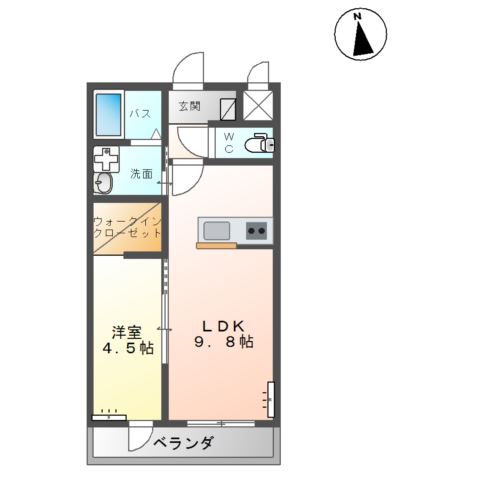 エスペランサかがやき 間取り図