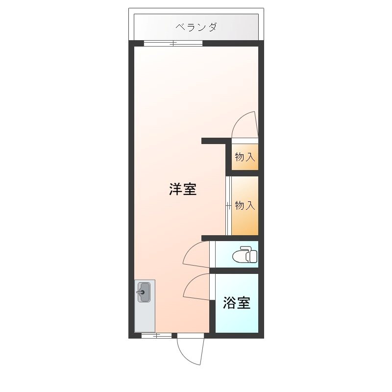 アビーロード宮の内 203号室 間取り