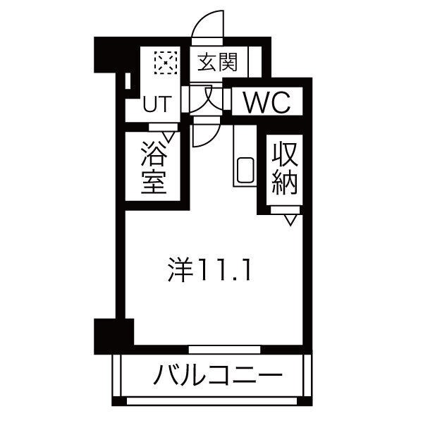 ラミューズ宇都宮ウエスト 306号室 間取り