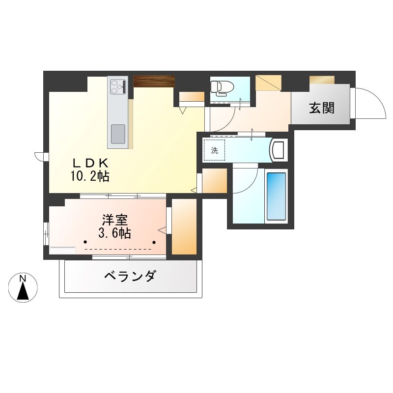 GRAN STORIA 803号室 間取り