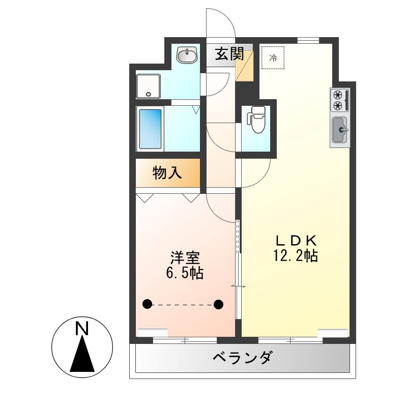 アルトカッシーナ 302号室 間取り