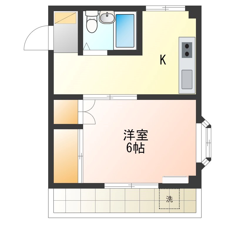 ＦＭハイツ 間取り図