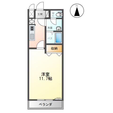 レインボーハイツ 間取り