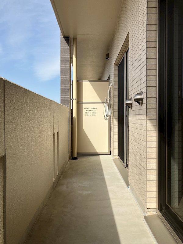 ラミューズ宇都宮ウエスト ベランダ