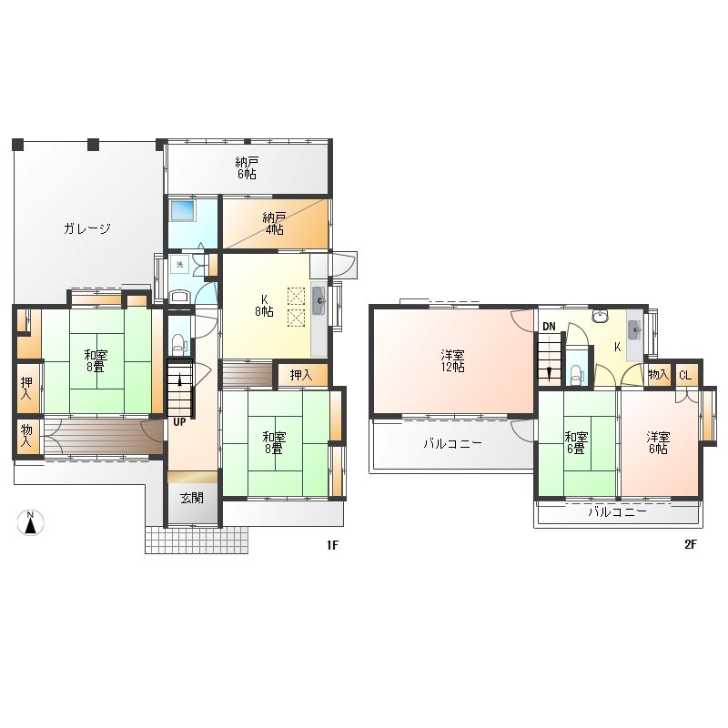 妻沼貸家 間取り