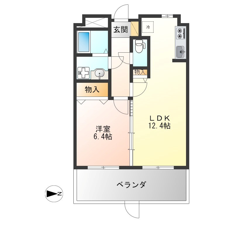 ピーノドゥーエ 間取り図