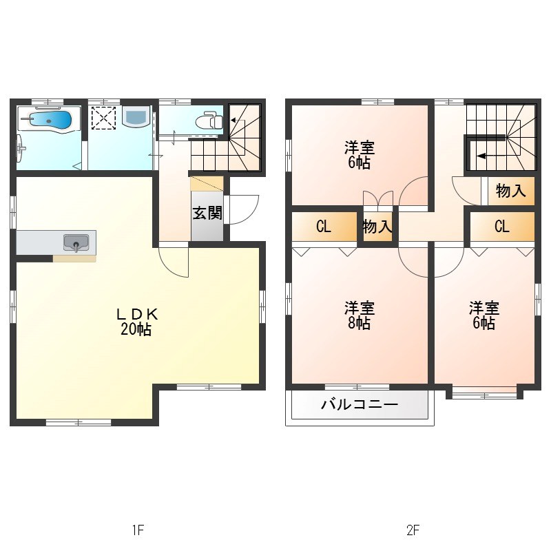 下岡本戸建第7期 間取り