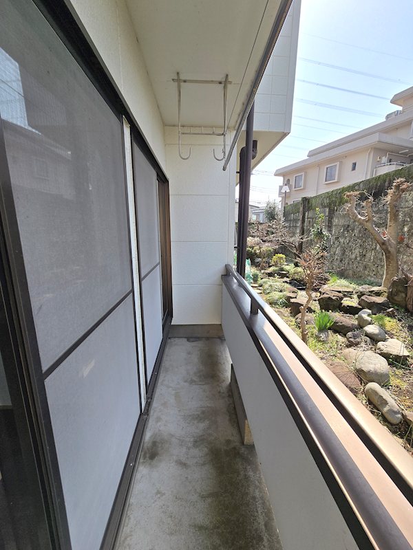 コーポ潤 ベランダ