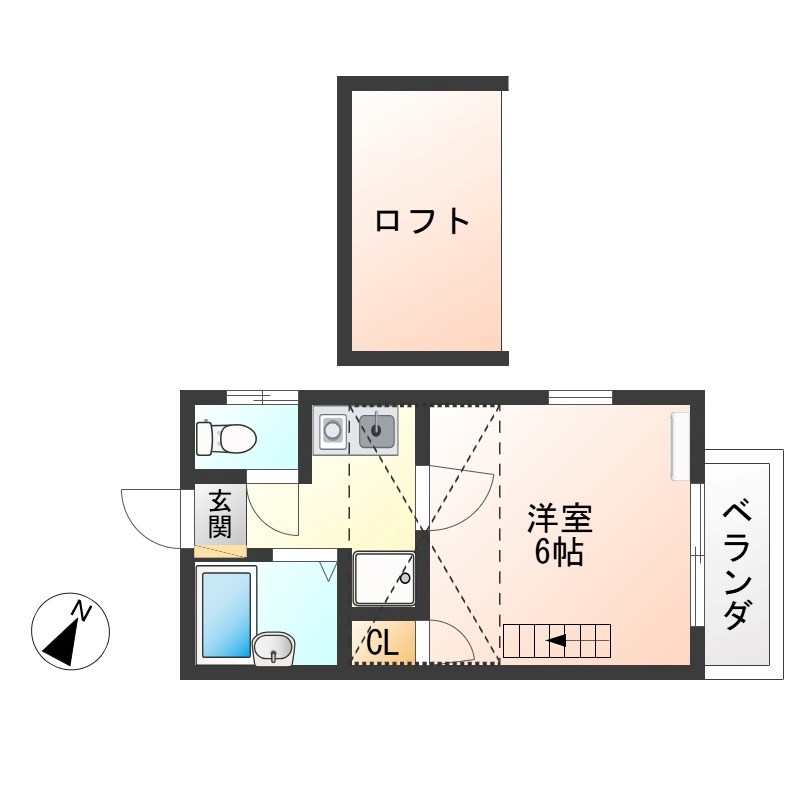 東武宇都宮レジデンス 201号室 間取り