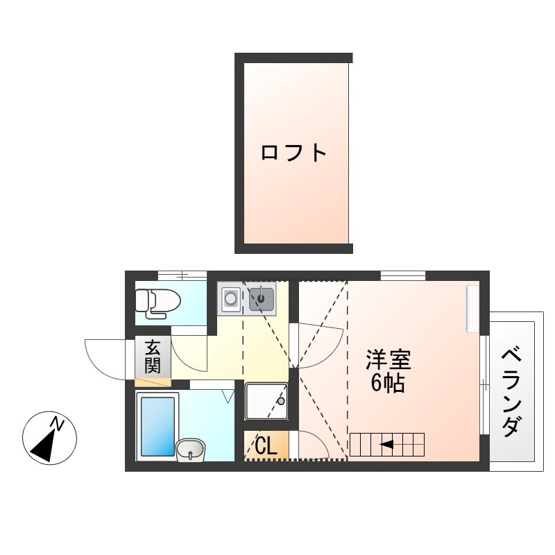 東武宇都宮レジデンス 201号室 間取り