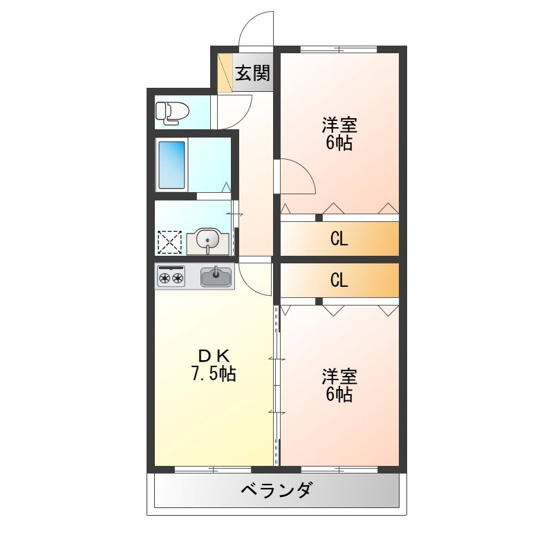 ハイツパルソー 間取り図