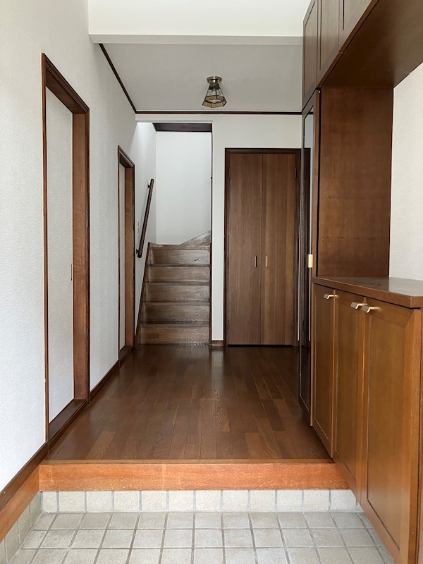 戸祭台貸家 玄関