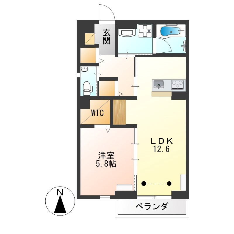 M・レジデンス一番町 302号室 間取り