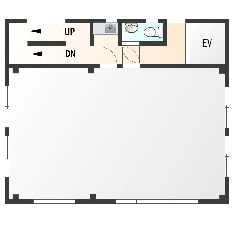 栄町ビル 2F号室 間取り