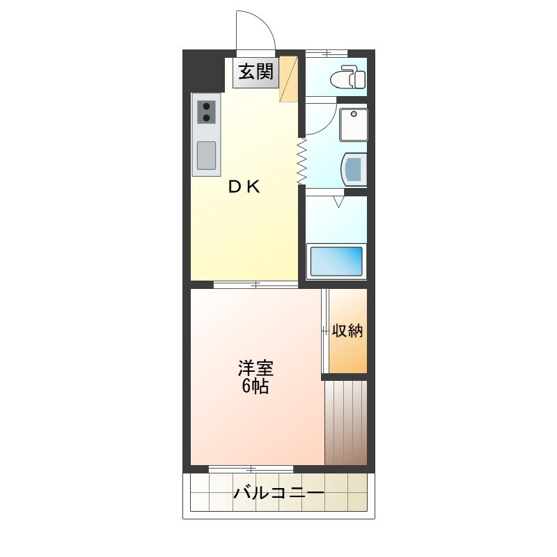 メゾン・アーリー 103号室 間取り