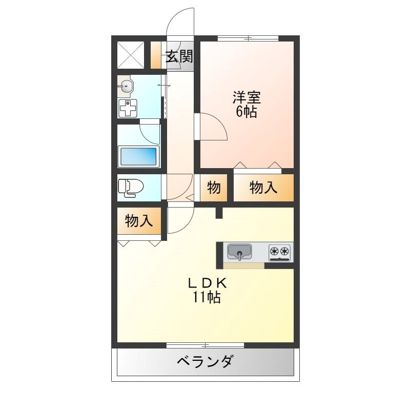 ベルタ　カーサ 202号室 間取り