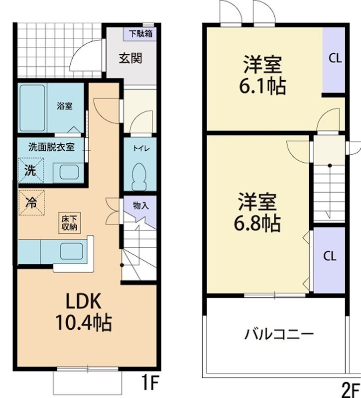 ルピナス（Lupinus）B 101号室 間取り