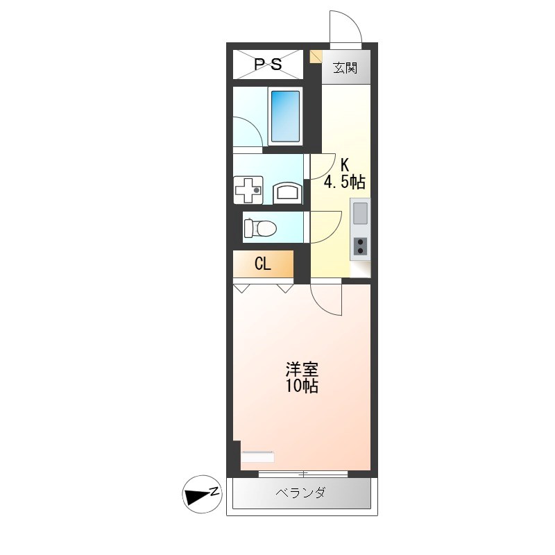 ロイヤル金信Ⅳ 間取り図
