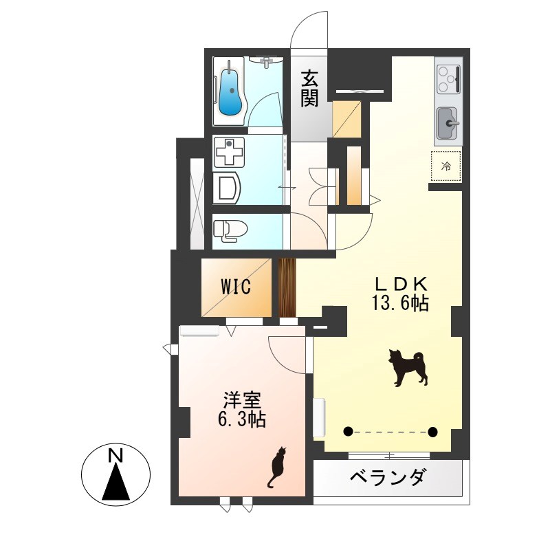 グランシェイド二番町 間取り