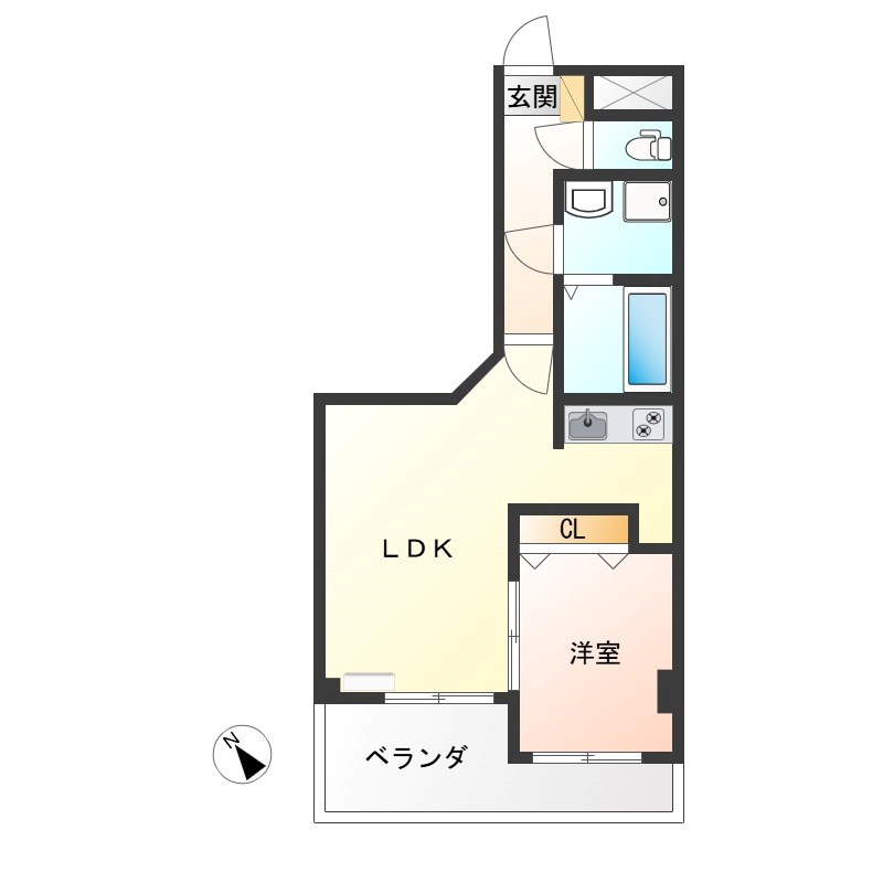 RESIDENCE ALTA(レジデンスアルタ) 303号室 間取り