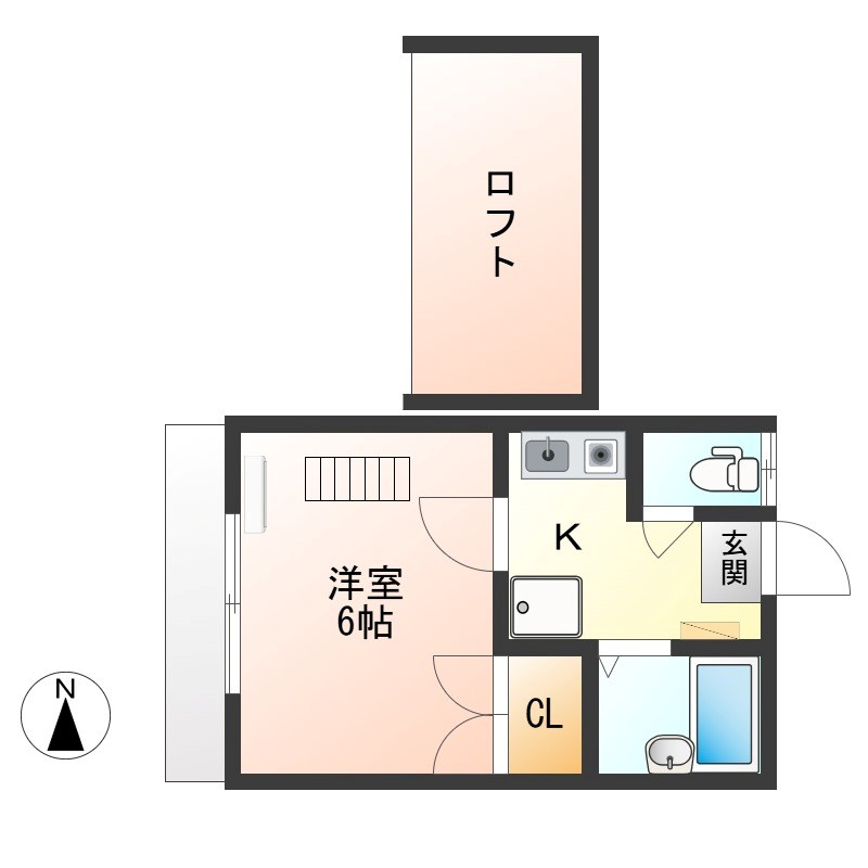 ネクステージ西川田第5 間取り図