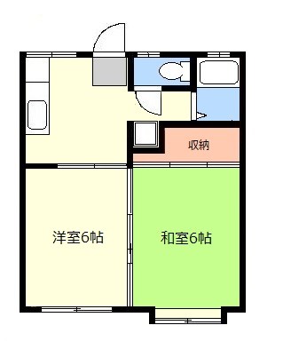 ハイツクレストコート 202号室 間取り
