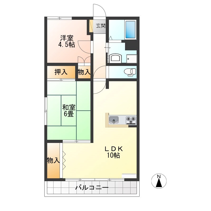 さくらハイツ 間取り図