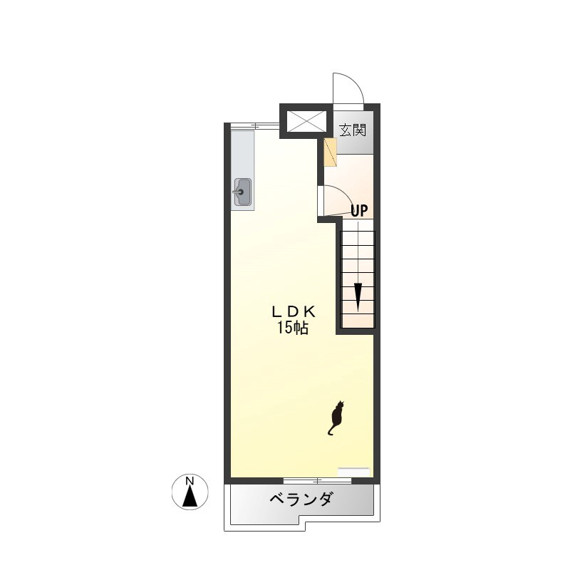 桜通りハイツ 307号室 間取り