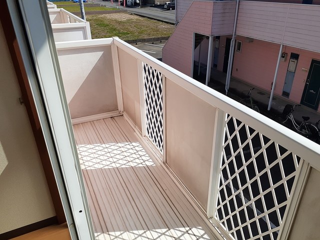 パールハイツＤ ベランダ